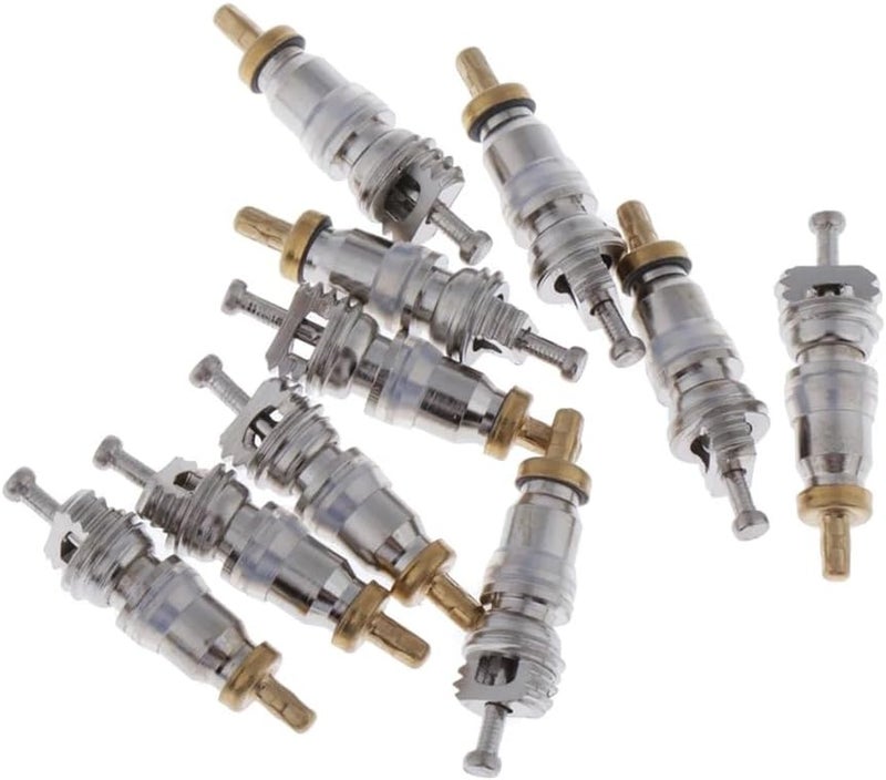 RecDec 20 Pack Valve Core Replacement Copper High Pressure R22 R32 R410A Schrader Valve Stem Cores for A/C Split Unit Air Conditioner HVAC Heat System Car Automotive Compressor Refrigerator Fridge - Image 5
